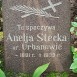 Photo montrant Tombstone of Anelia Stecka (Aniela Stecka)