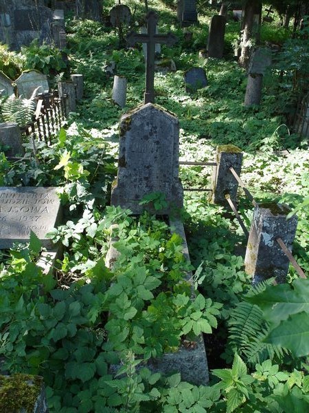 Nagrobek Józefa Audzieja, cmentarz Na Rossie w Wilnie, stan z 2013