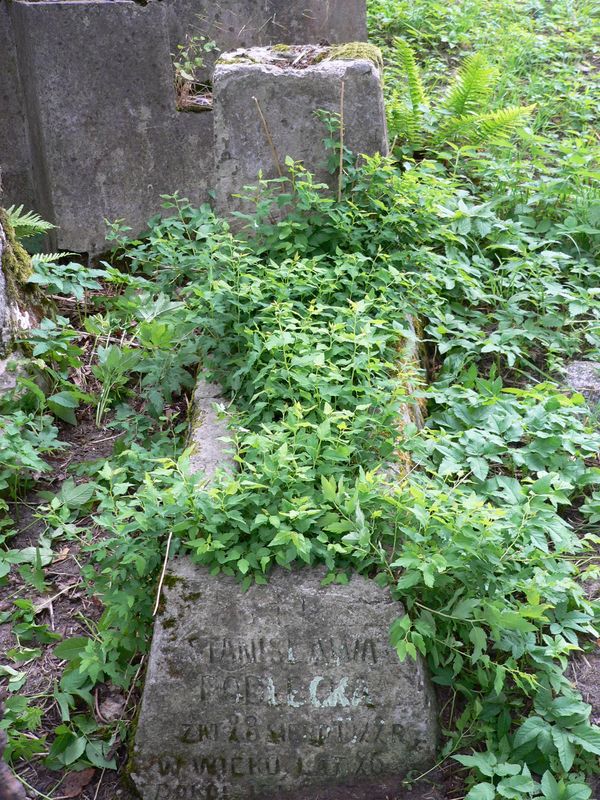 Nagrobek Stanisławy Podleckiej, cmentarz Na Rossie w Wilnie, stan z 2013 r.