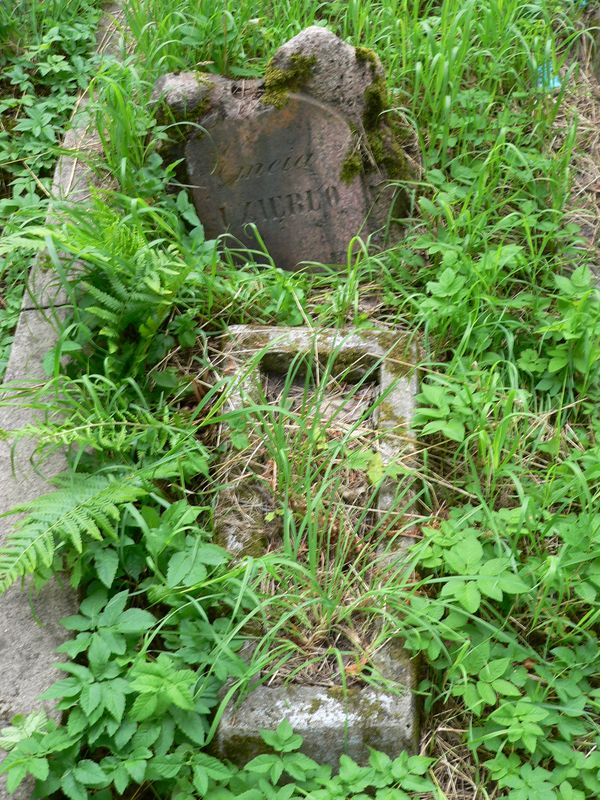 Nagrobek Emilii Uziebło, cmentarz Na Rossie w Wilnie, stan z 2013 r.