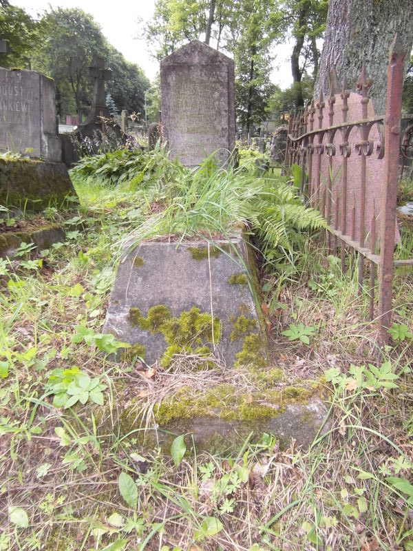 Tombstone of Ursula Michalowicz, Rossa cemetery in Vilnius, as of 2014