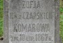 Fotografia przedstawiająca Tombstone of Zofia Komar