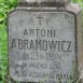 Fotografia przedstawiająca Tombstone of Antoni Abramowicz