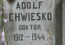 Fotografia przedstawiająca Tombstone of Adolf Chwieśko