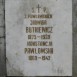 Photo showing Tomb of the Pawlowski family and Jadwiga Butkiewicz