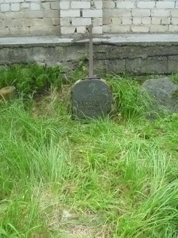 Tombstone of Maria Zagurska, Ross cemetery, as of 2013