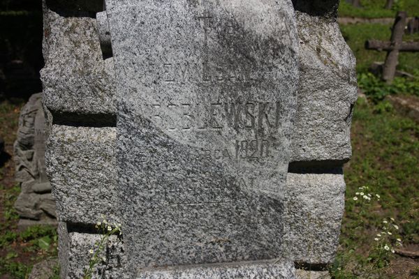 Tombstone of Emilian Wróblewski, Na Rossie cemetery in Vilnius, as of 2013