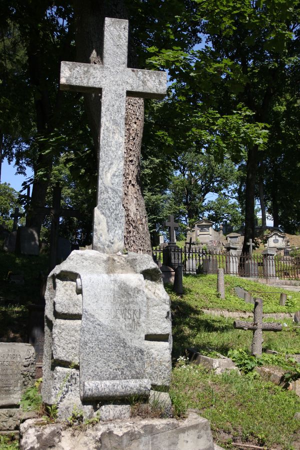 Tombstone of Emilian Wróblewski, Na Rossie cemetery in Vilnius, as of 2013