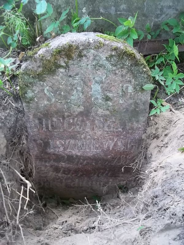 Tombstone of Mieczyslaw Vishnevsky, Na Rossa cemetery in Vilnius, as of 2013