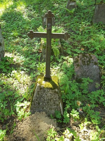 Tombstone of Jozef Bozanowicz, Na Rossie cemetery in Vilnius, as of 2013