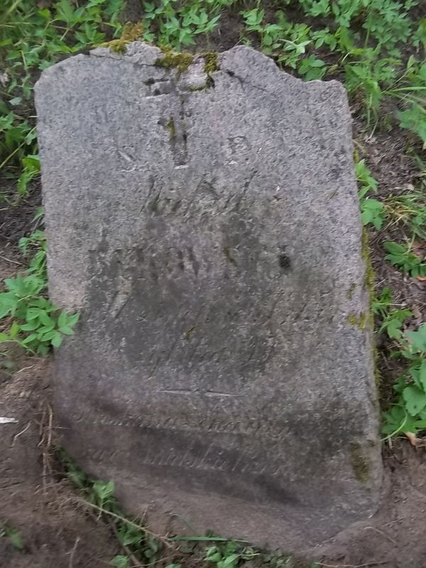 Tombstone of Michał Kukowski, Na Rossie cemetery in Vilnius, as of 2013