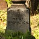 Fotografia przedstawiająca Tombstone of Maria Kwiatkowska