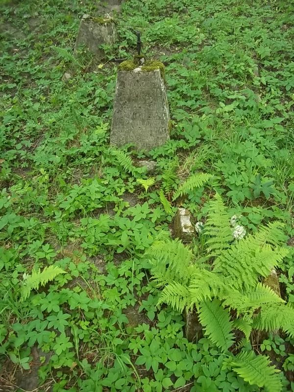 Nagrobek Gertrudy i Jakuba Uzorków, cmentarz Na Rossie w Wilnie, stan z 2013