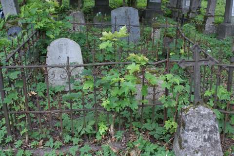 Kwatera nagrobka Adama Czerniawskiego, cmentarz Na Rossie w Wilnie, stan z 2013