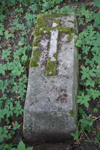 Tombstone of Adam Czerniawski, Na Rossie cemetery in Vilnius, as of 2013