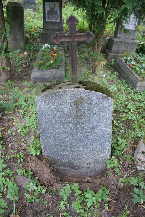 Tombstone of the Rokicki family, Na Rossie cemetery in Vilnius, as of 2013