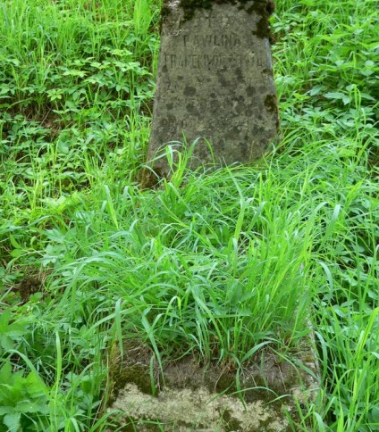 Nagrobek Pauliny Franckiewicz, cmentarz Na Rossie w Wilnie, stan z 2013 r.