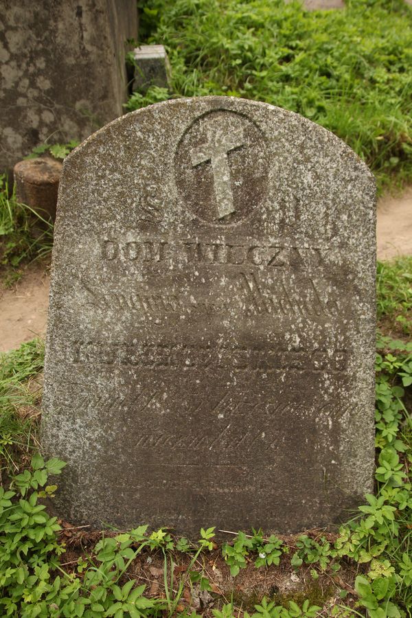 Tombstone of Longin Kulikowski, Na Rossie cemetery in Vilnius, as of 2013
