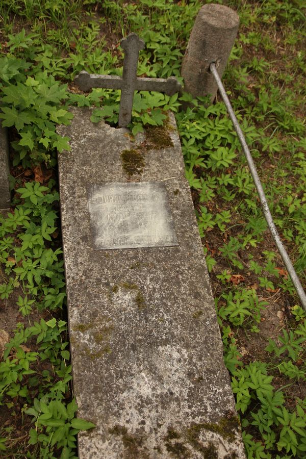 Tombstone of Jozefa Mickiewicz, Na Rossie cemetery in Vilnius, as of 2013