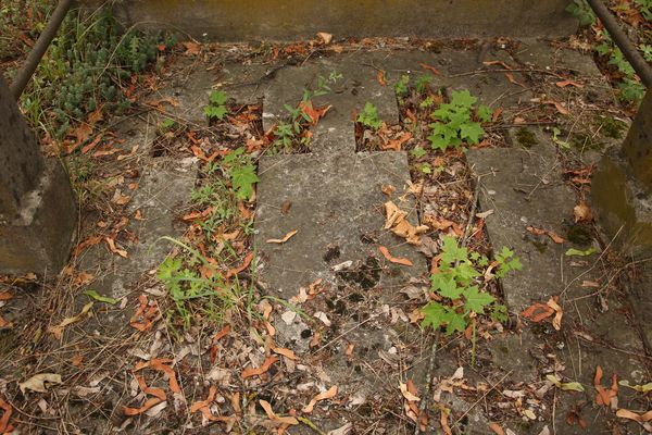 A fragment of the tomb of Stanislava Dowgierd and Stanislav Pavlovich, Na Rossie cemetery in Vilnius, state of 2013