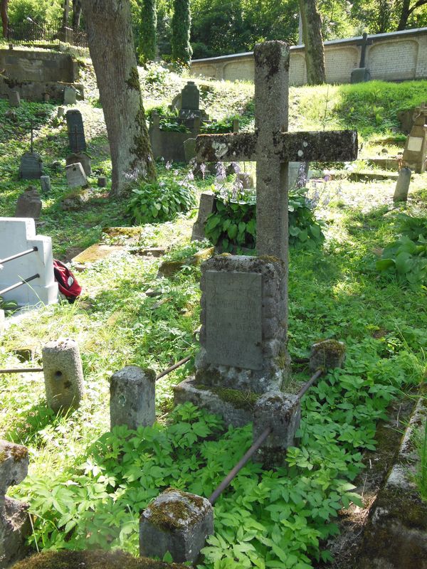 Nagrobek Zofii Karpowicz, cmentarz Na Rossie w Wilnie, stan z 2013 r.