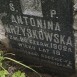Fotografia przedstawiająca Tombstone of Antonina Krzyskowska