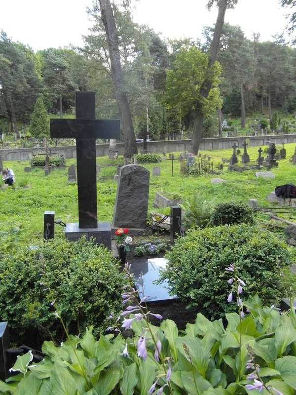 Надгробок Христини Малиновської на кладовищі Росса у Вільнюсі, станом на 2014 рік