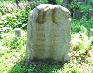 Nagrobek Marianny i Stanisławy Zakrzewskich, cmentarz na Rossie w Wilnie, stan z 2013