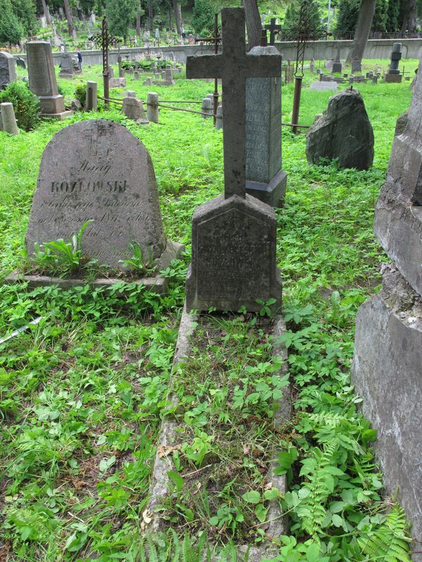 Tombstone of Helena Kozlowska, Rossa cemetery in Vilnius, as of 2013