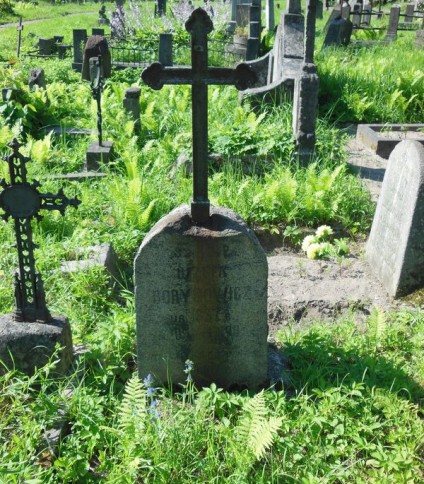 Nagrobek Józefy Borysowicz, cmentarz Na Rossie w Wilnie, stan z 2013