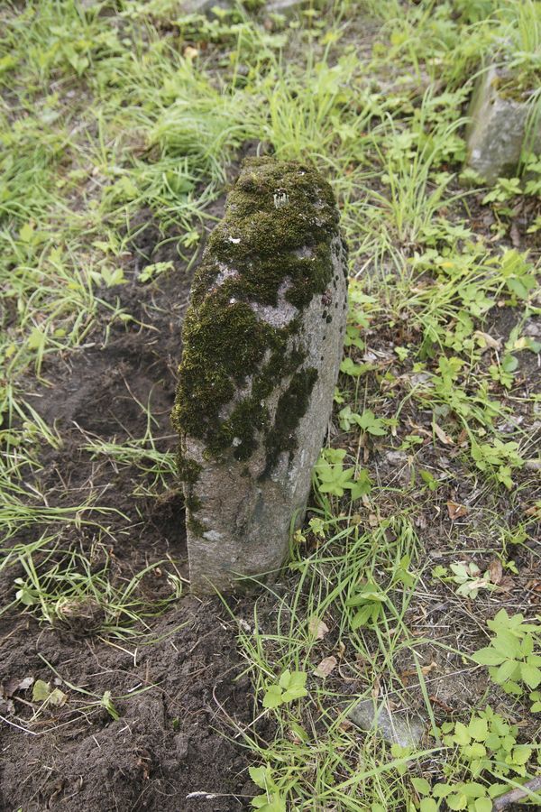 Fragment of the tombstone of Karolina Kochanowska, Na Rossie cemetery in Vilnius, as of 2013.