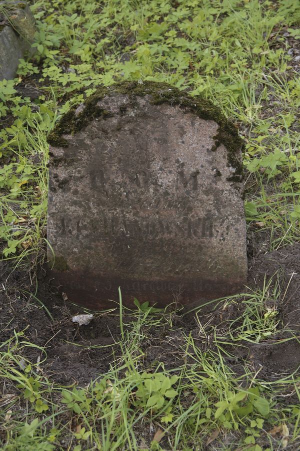 Nagrobek Karoliny Kochanowskiej, cmentarz Na Rossie w Wilnie, stan z 2013 r.