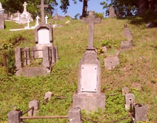 Nagrobek Antoniego i Stefanii Rosołowskich, cmentarz na Rossie w Wilnie, stan na 2013 r.