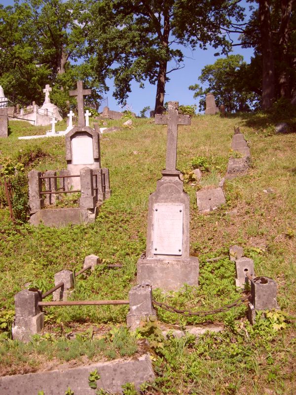 Tombstone of Antoni and Stefania Rosolowski, Ross cemetery in Vilnius, as of 2013.