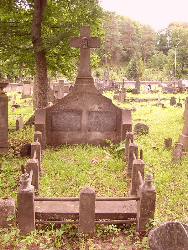 Tomb of the Krupowies family, Rossa cemetery in Vilnius, as of 2014