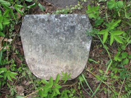 Nagrobek Kazimierza Burlincis, cmentarz na Rossie w Wilnie, stan na 2013 r.