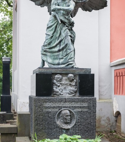 Nagrobek Józefa Montwiłła, cmentarz Na Rossie w Wilnie, stan z 2014 r.