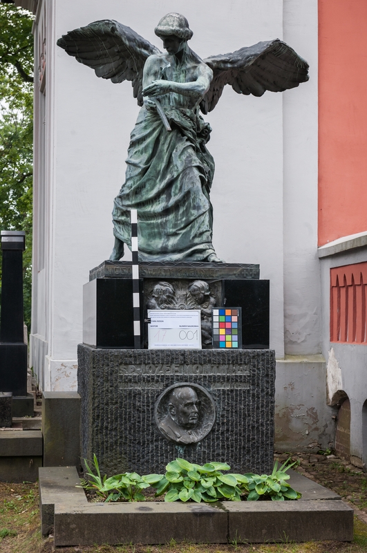 Nagrobek Józefa Montwiłła, cmentarz Na Rossie w Wilnie, stan z 2014 r.