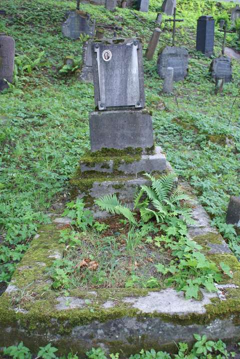 Nagrobek Edwarda Podolińskiego, cmentarz Na Rossie w Wilnie, stan z 2013