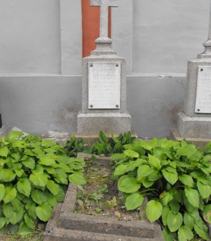 Nagrobek Andrzeja Gdowskiego, cmentarz Na Rossie w Wilnie, stan z 2013 r.