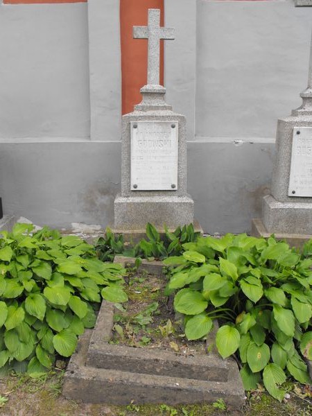 Tombstone of Andrzej Gdowski, Na Rossie cemetery in Vilnius, as of 2013.