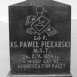 Photo montrant Tombstone of Pavel Piekarski