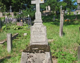 Nagrobek Stanisławy Stachowicz, cmentarz na Rossie w Wilnie, stan na 2013 r.