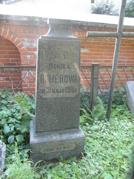 Tombstone of Monika Romer, Ross cemetery, state of 2013