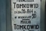 Photo showing Tomkowid family tombstone