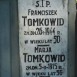 Photo showing Tomkowid family tombstone