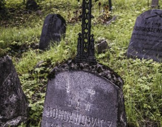 Nagrobek Jana Bohdanowicza, cmentarz Na Rossie w Wilnie, stan z 2013 r.