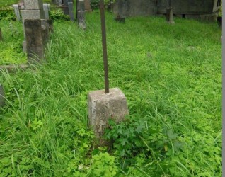 Nagrobek Wincentego Prostaka, cmentarz na Rossie w Wilnie, stan z 2013