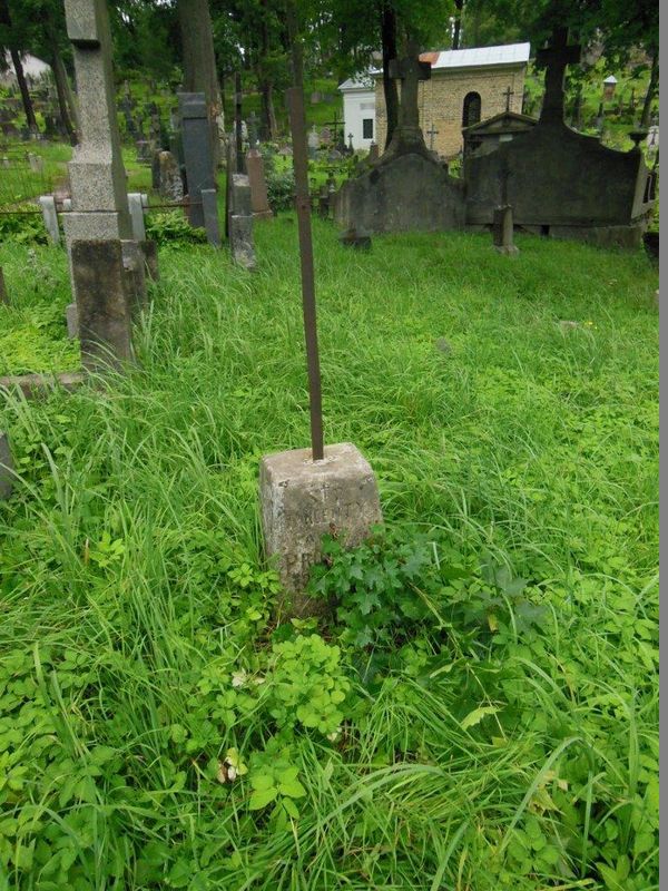 Tombstone of Wincenty Prostak, Ross Cemetery in Vilnius, state 2013