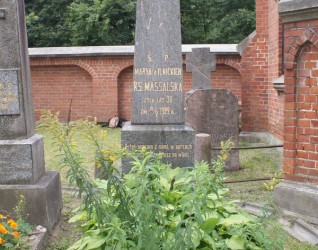 Nagrobek Marii Massalskiej, cmentarz na Rossie, stan z 2013 roku